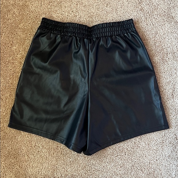 Fabletics Faux Leather Boxer Shorts - Picture 6 of 9